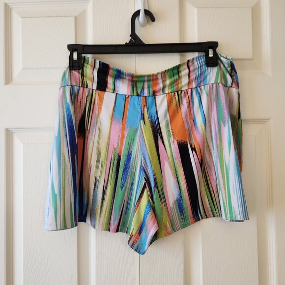 Sunny Leigh Womens Shorts Size XL Colorful Abstract Print - Picture 5 of 6